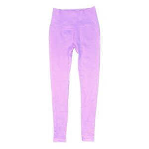 Spiritual Gangster Pink Ribbed Yoga Leggings - Size XS / Small
